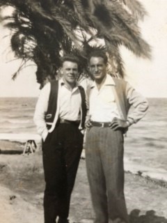 Dad and Uncle Jim in egypt