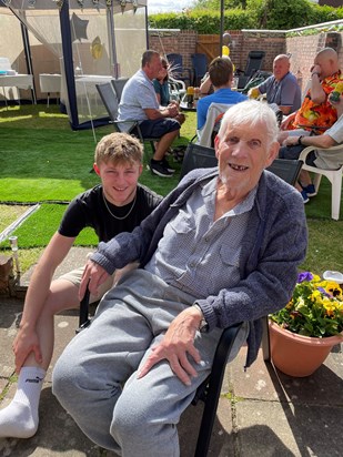 Dad with Alfie 