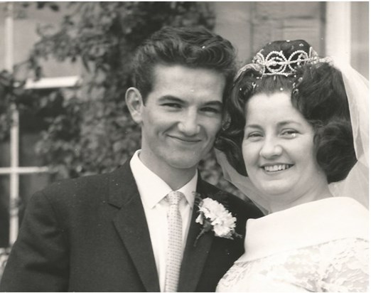 Isa and John’s Wedding Day 29th September 1965