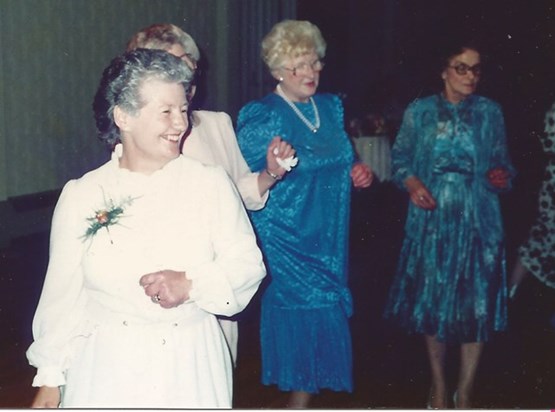 The slosh at a family wedding (with sisters Margaret and Cathie)