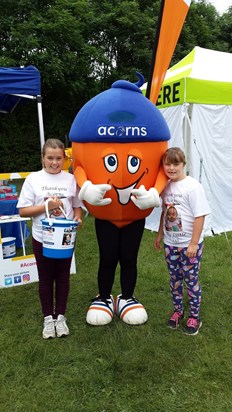 Fundraising for Acorns in memory of their little sis!
