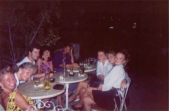 Paula with 747 crew in Bridgetown, Barbados--fun memories.x