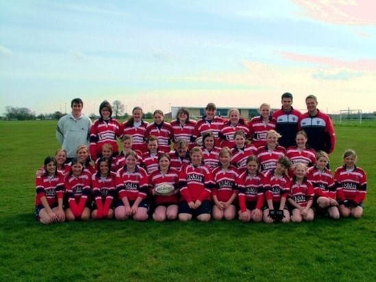 Zoe at Morpeth Girls Rugby  (back row, 5th from the right) 
