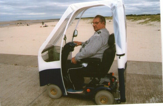 Bill on a trip to nairn