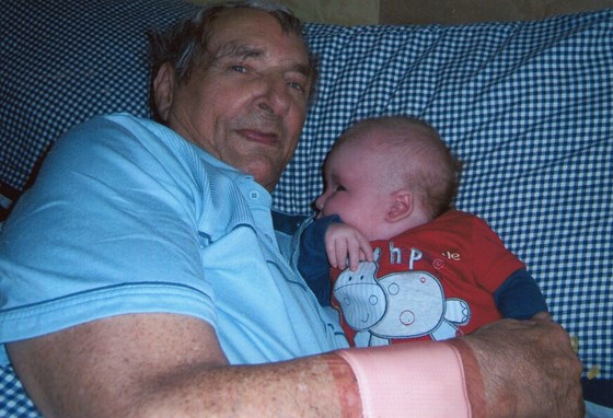 Bill with great grand child andy