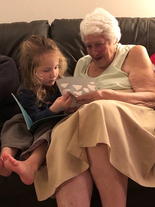 She loved spending time with her grandchildren. 