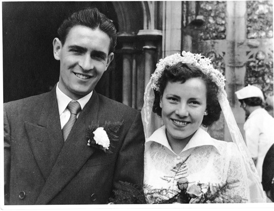 Mum and Dad - Chelmsford Cathedral - 6/9/1952