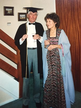Mum and Dad - Andy's fancy dress party December 1989