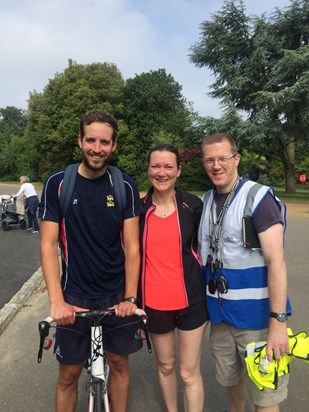 Parkrun Saturdays! Always so nice to see Andrew and Lucy at Dulwich Parkrun (until Andrew overtook me) xx