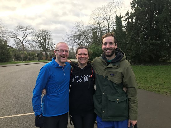 More happy Parkruns with Andrew and Lucy xx 