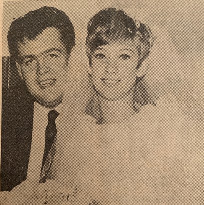 Ed and Lesley's wedding, 1967