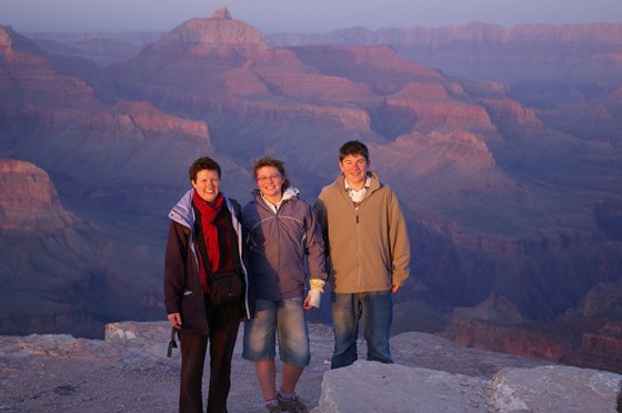 The Grand Canyon with Christian and Eilidh 