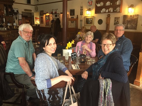 Pub lunch Boudingate Cupar