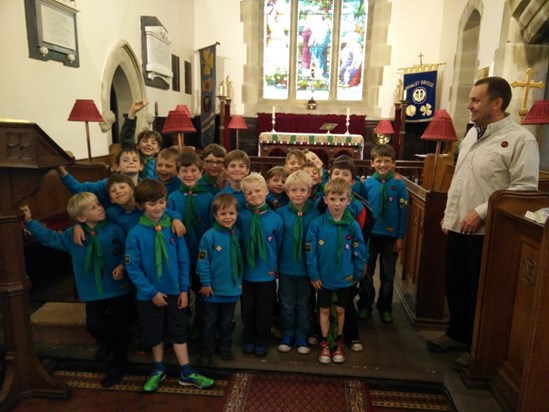 Visit to Taxal Church with Beavers