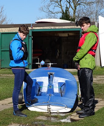 Getting boats ready