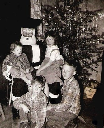 Dad as Santa '54