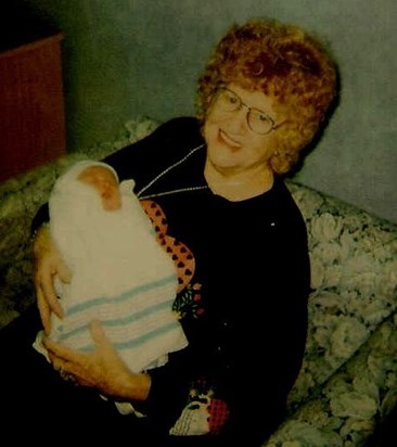 mom with a new grandbaby