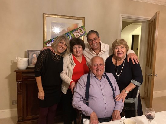 Siblings at John's 80th Birthday