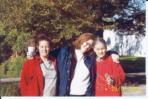 Connie, Char & Grandma October 2005