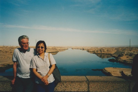 Peter & Tess in Egypt 2004