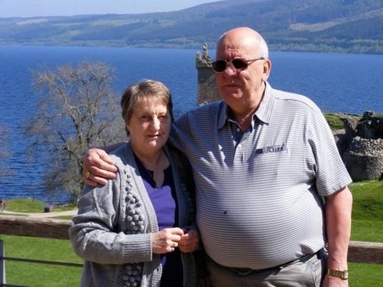 Mum and Dad in Scotland for Karen's 40th
