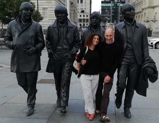 Marc and Pilar in Liverpool - July 2019
