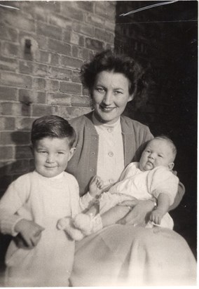 Audrey with Christopher and Linda