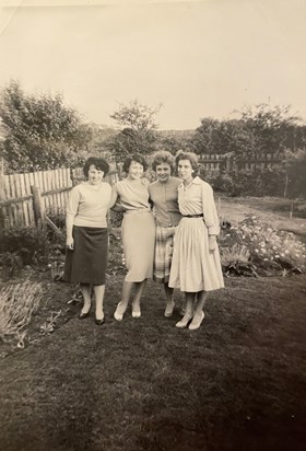Marj, Nora, Barbara and Irene 1961