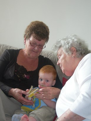 Mum, Archie and Grandma.