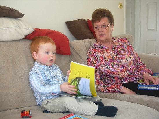 Mum with Archie.