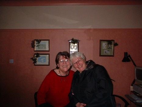 Mum & her Dear friend Sue - x-sister inlaw and our Aunty.