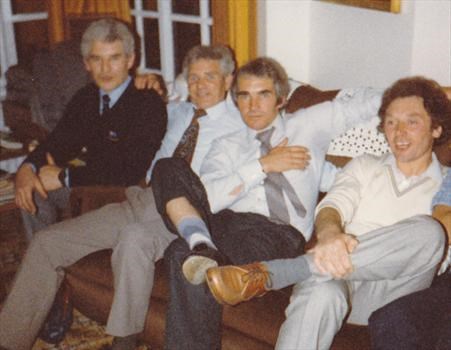 Norman, Alf, Des and John - looks like a boy band ! 