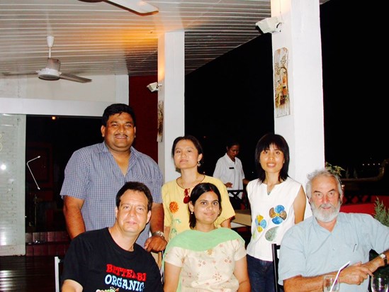 Dr. Prabhat Kumar with Max Whitten (extreme right), Abha Mishra and colleagues