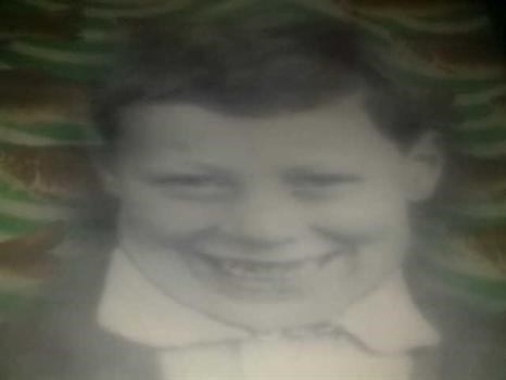 cheeky Gregory as a young boy