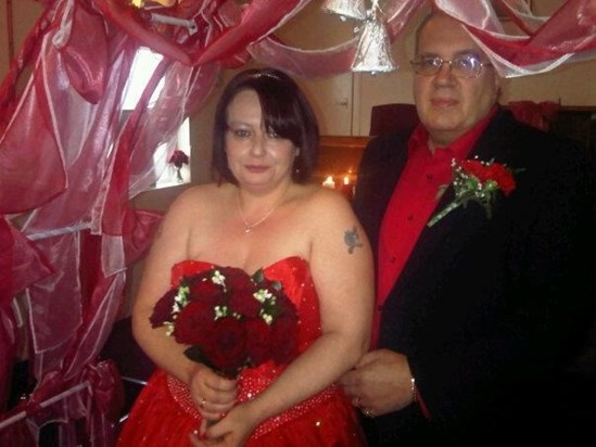 me and tony renewing our vows
