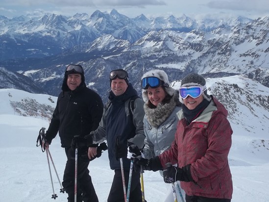 Memorable skiing holidays .....