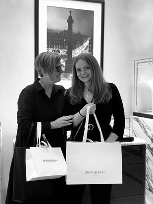 Mother daughter shopping spree in Old Bond Street