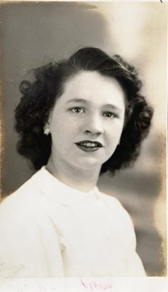 Peggy in her younger years