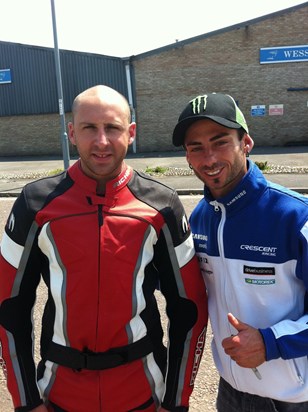 First ride out and ends up mates with MotoGP rider Jon Hopkins