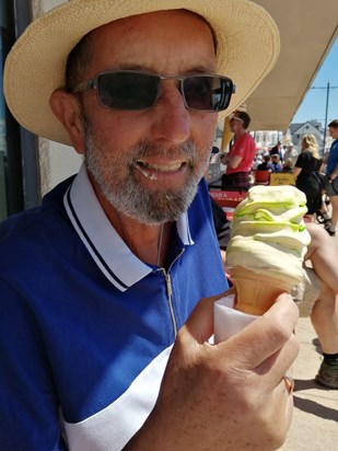 Ice cream at Porthcawl 