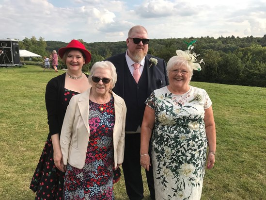 June with Maureen, Matthew and Kirsty