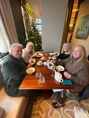 Happy days ... special treat ... lunch at the Savoy followed by theatre to see Pretty Woman .. forever in our hearts ..Jayne and Debi xxx