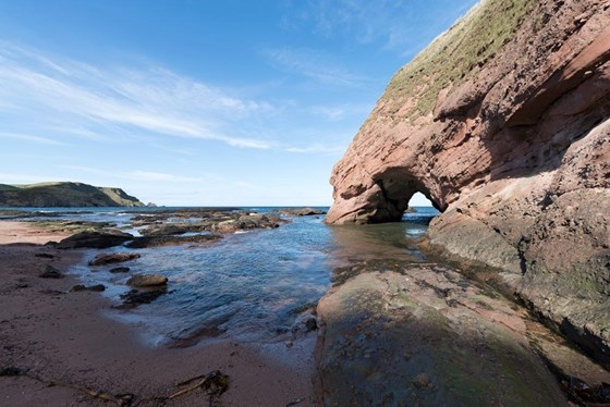 Caves at New Aberdour