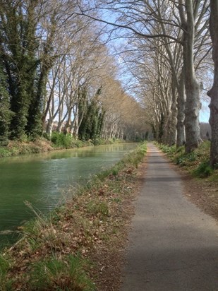 Canal du Midi, Bezier, France March 2014