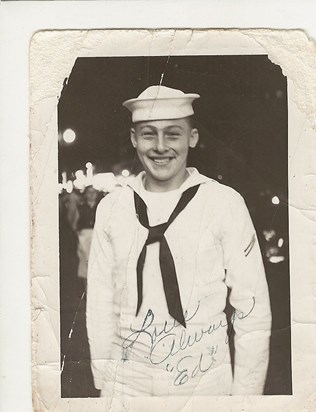 ~1952. Ed is in the Navy!