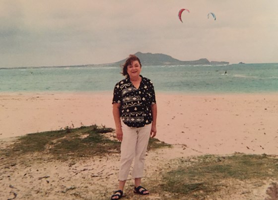 Patsy loved the ocean. In Hawaii