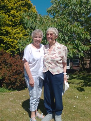 Dear Auntie Jean and Mum together 