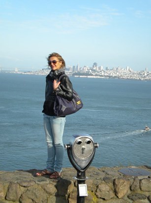 Amy in San Francisco, USA (Aussie, Aussie, Aussie!)