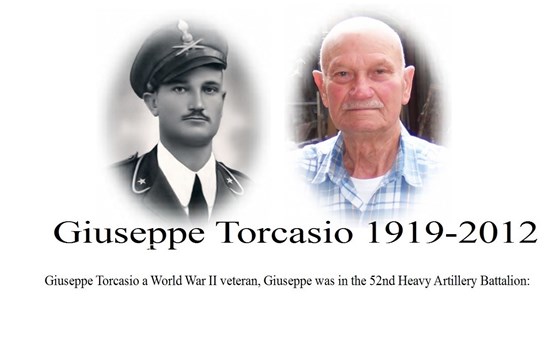 Giuseppe Torcasio: A World War II veteran