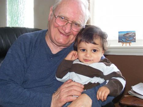 Grandad and great grandson Raharn